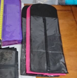 Black Or Purple Or Mix Wig Storage Bag with Clear Front And Hanger 2/$11  1/$7